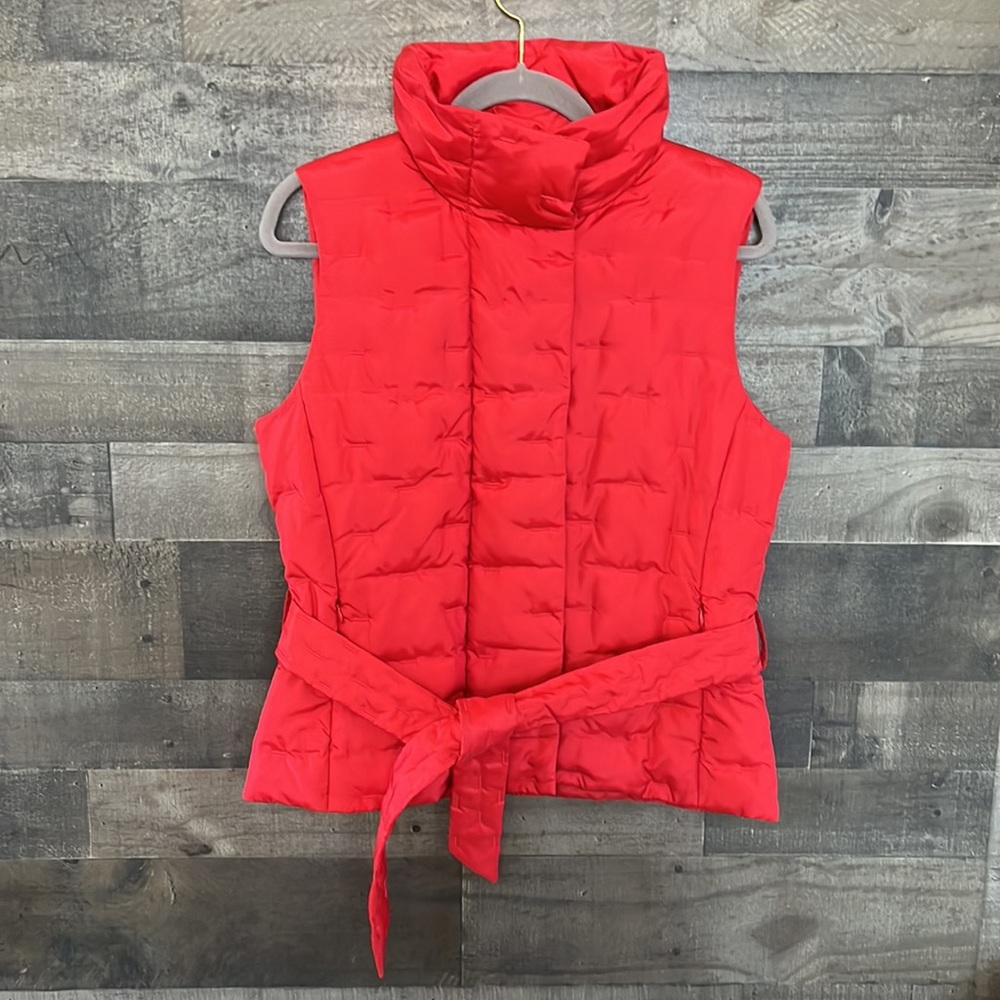 Red Puff Vest from Talbots